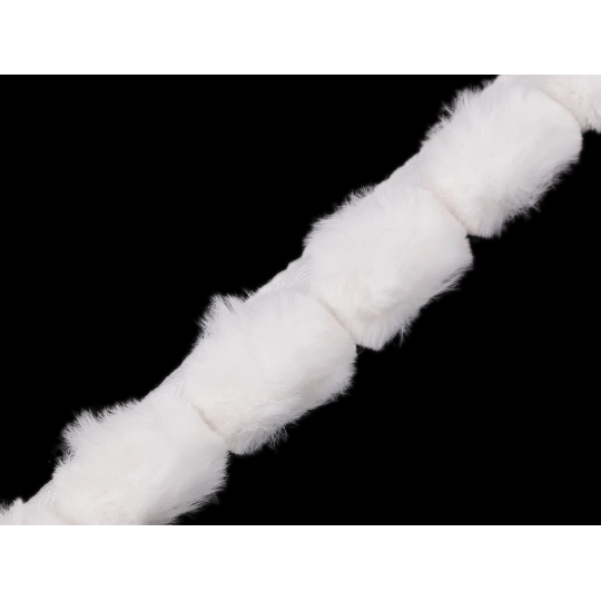 Bordura / vipusca din blana artificiala, latime 3 cm - 1 m | Mimib