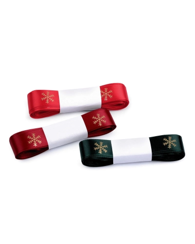 Panglică din satin de Crăciun 20 mm - 22.5 m | Mimib