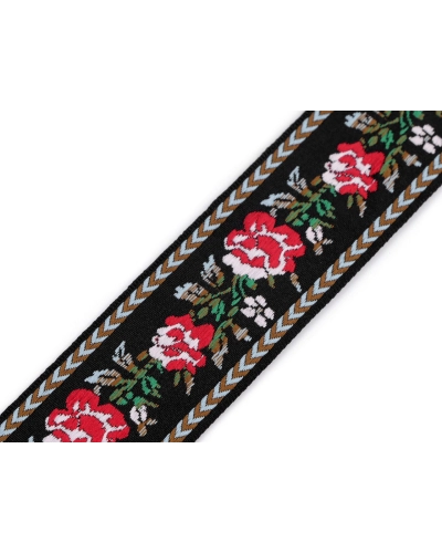 Bandă cu motive tradiționale 34 mm - 1 m | Mimib