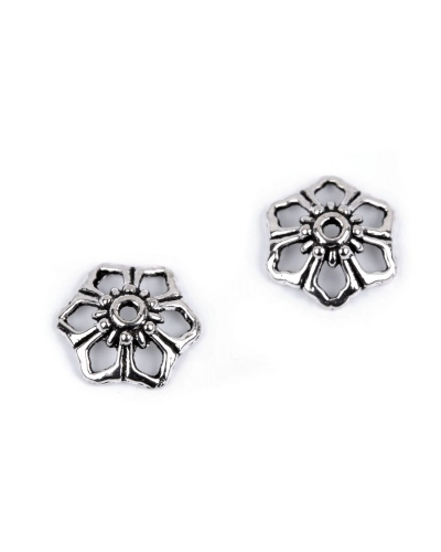 Capace mărgele floare Ø12 mm - 10 buc. | Mimib