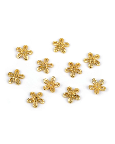 Capace mărgele floare Ø12 mm - 10 buc. | Mimib