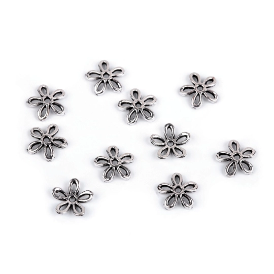 Capace mărgele floare Ø12 mm - 10 buc. | Mimib