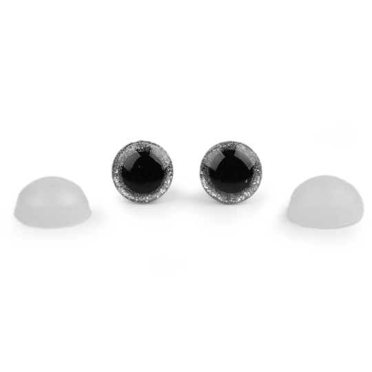 Ochi cu sclipici Ø12 mm - 10 set | Mimib
