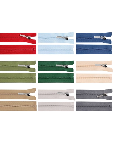Fermoar din plastic nr. 5 lungime 70 cm cu glisor decorativ - 1 buc. | Mimib
