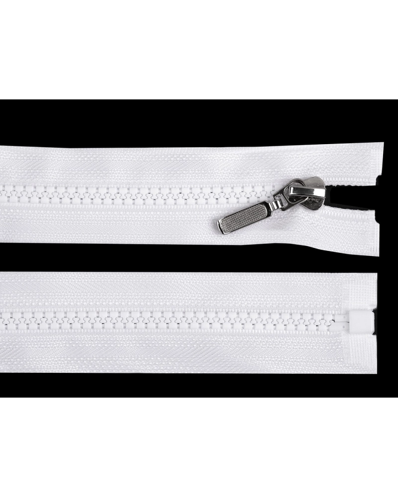 Fermoar plastic nr. 5 lungime 80 cm cu glisor decorativ - 1 buc. | Mimib