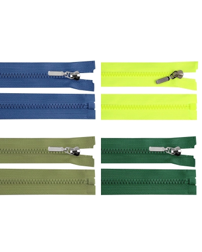 Fermoar plastic nr. 5 lungime 90 cm cu glisor decorativ - 1 buc. | Mimib