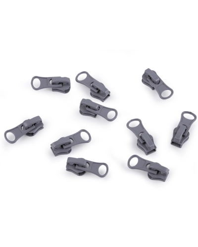 Coursor pentru fermoare plastic nr 3 - 10 buc. | Mimib
