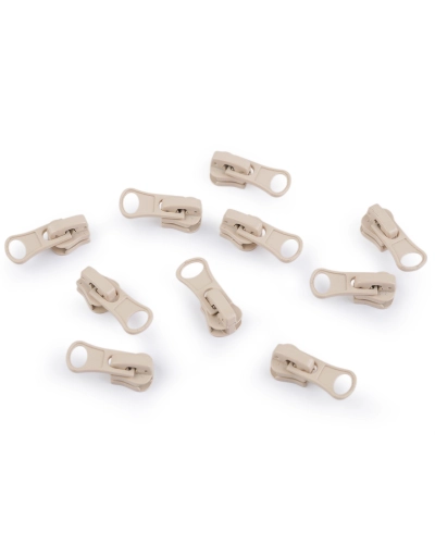 Coursor pentru fermoare plastic nr 3 - 10 buc. | Mimib