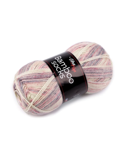 Fire de tricotat Bamboo Socks 100 g - 1 buc. | Mimib