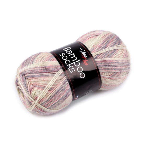 Fire de tricotat Bamboo Socks 100 g - 1 buc. | Mimib