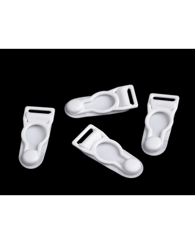 Velvety kovové - podväzkové zapínanie šírka 10 mm - 4 ks | Mimib