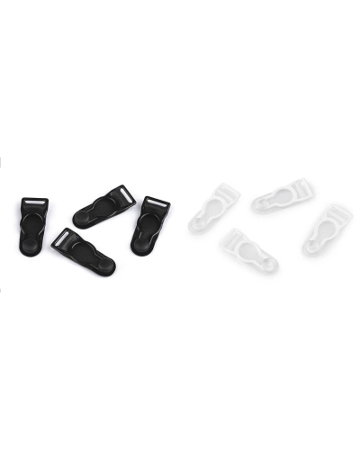 Velvety kovové - podväzkové zapínanie šírka 10 mm - 4 ks | Mimib