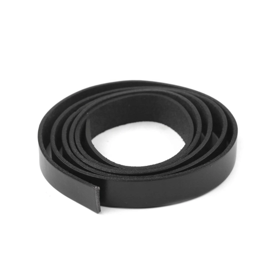 Kožený popruh / ucho na tašky - polotovar šírka 15 mm - 1 ks | Mimib