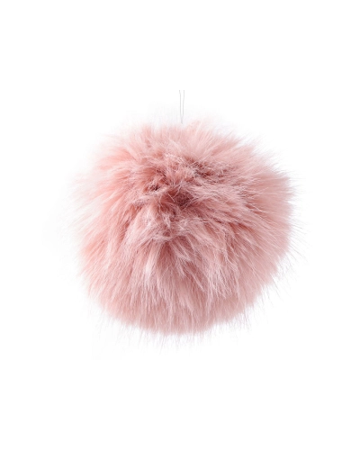 Kožušinový brmbolec s pútkom Ø11 cm - 1 ks