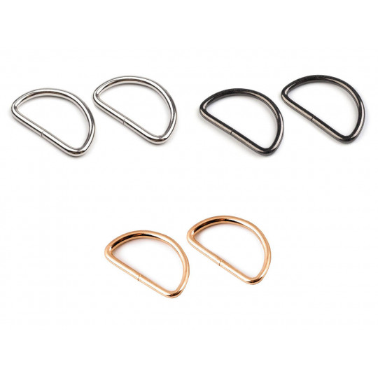 Inel metalic tip D, lățime 32 mm | Mimib