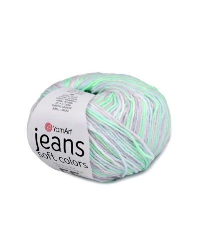 Pletacia priadza Jeans Soft Color 50 g - 1 ks | Mimib