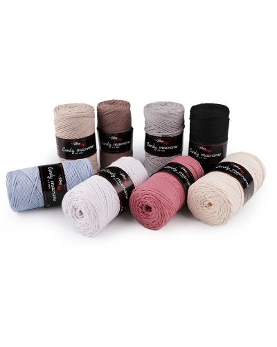 Pletacia priadza Cordy Macrame 250 g - 1 ks | Mimib