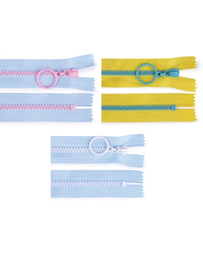 Fermoar plastic colorat  No 5 lungime 20 cm - 1 buc. | Mimib