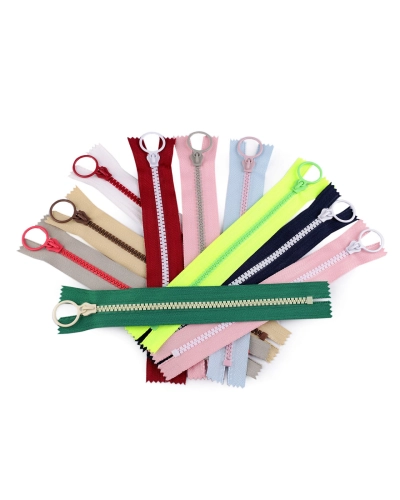 Fermoar plastic colorat  No 5 lungime 20 cm - 1 buc. | Mimib