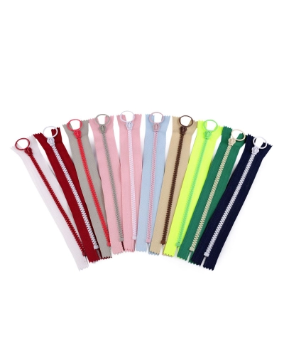 Fermoar plastic colorat  No 5 lungime 20 cm - 1 buc. | Mimib