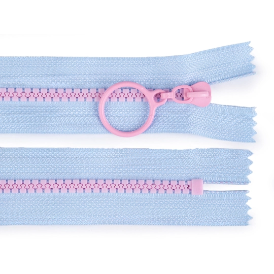 Fermoar plastic colorat  No 5 lungime 20 cm - 1 buc. | Mimib