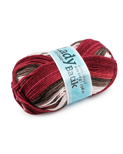 Fire de tricotat Lady Batik de Luxe 100 g - 1 buc. | Mimib