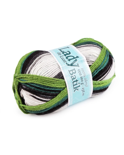 Fire de tricotat Lady Batik de Luxe 100 g - 1 buc. | Mimib