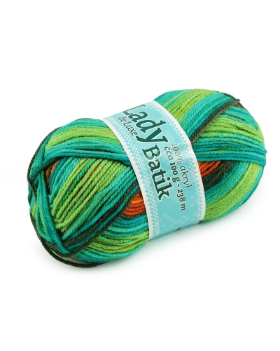 Fire de tricotat Lady Batik de Luxe 100 g - 1 buc. | Mimib