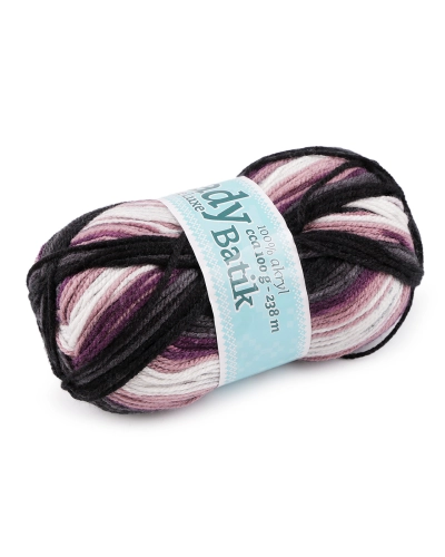 Fire de tricotat Lady Batik de Luxe 100 g - 1 buc. | Mimib