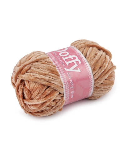 Fire de tricotat Doffy pluș 100 g - 1 buc. | Mimib