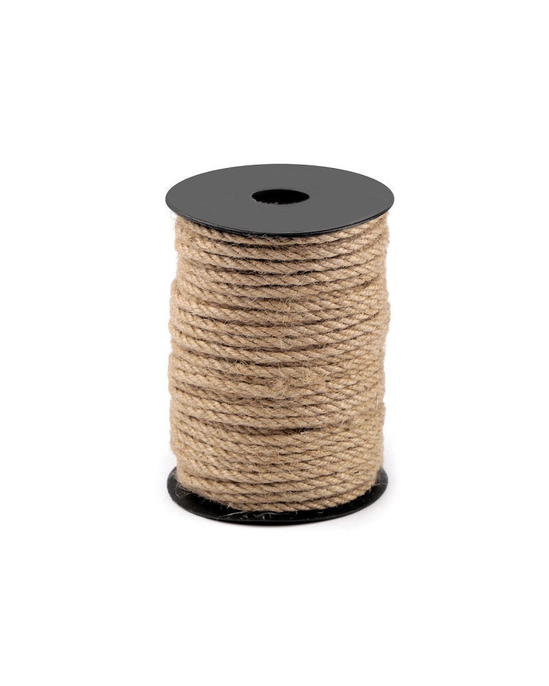 Snur de iută răsucit Ø4mm - 1 m | Mimib