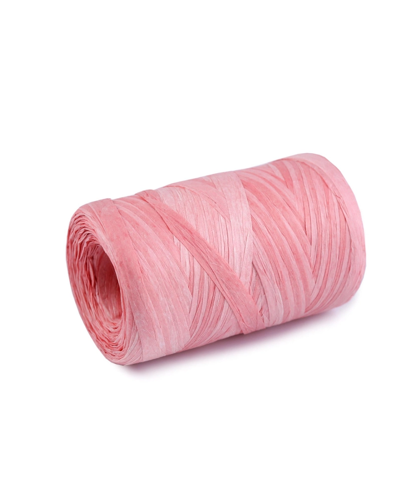 Rafie pentru impletit genti - multicolor natural, latime 5-8 mm - 1 buc. | Mimib