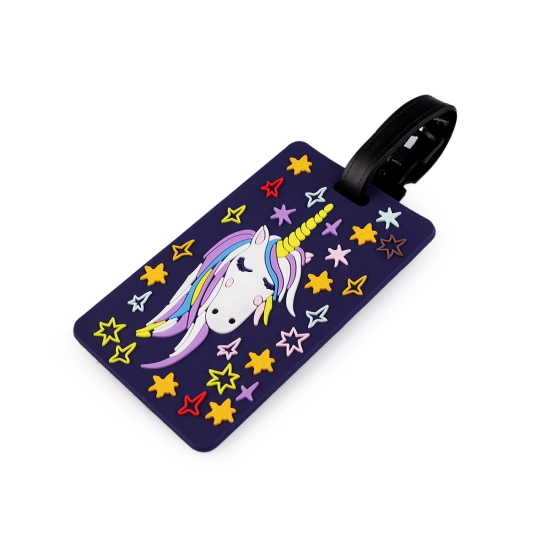 Etichetă nume / etichetă pentru bagaje bufniță, unicorn - 1 buc. | Mimib