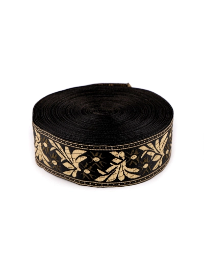 Bandă cu motive tradiționale, lățime 40 mm - 1 m | Mimib
