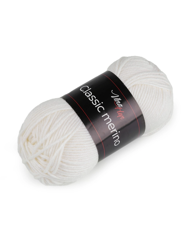 Fire de tricotat clasică Merino 50 g - 1 buc. | Mimib