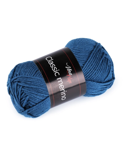 Fire de tricotat clasică Merino 50 g - 1 buc. | Mimib