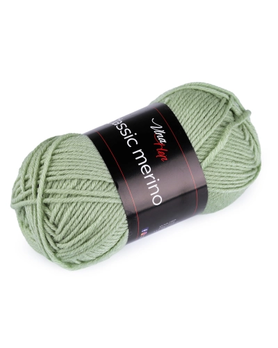 Fire de tricotat clasică Merino 50 g - 1 buc. | Mimib