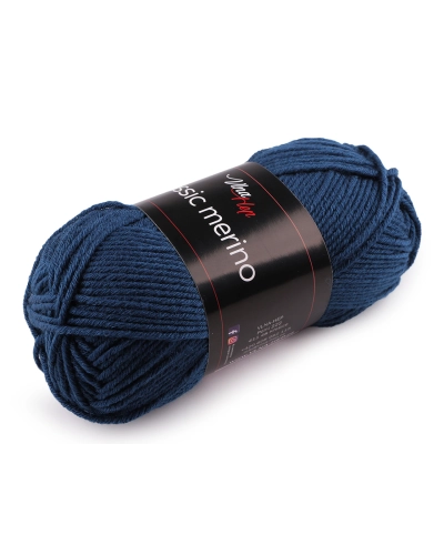 Fire de tricotat clasică Merino 50 g - 1 buc. | Mimib