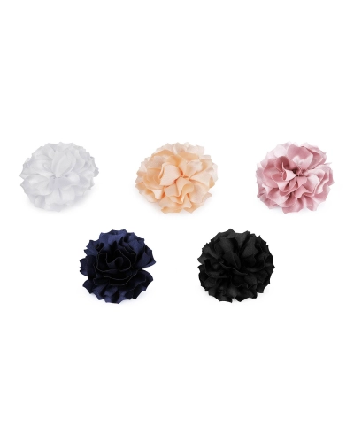 Brosa / podoaba capilara floare din satin Ø11 cm - 1 buc. | Mimib