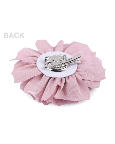 Brosa / podoaba capilara floare din satin Ø11 cm - 1 buc. | Mimib