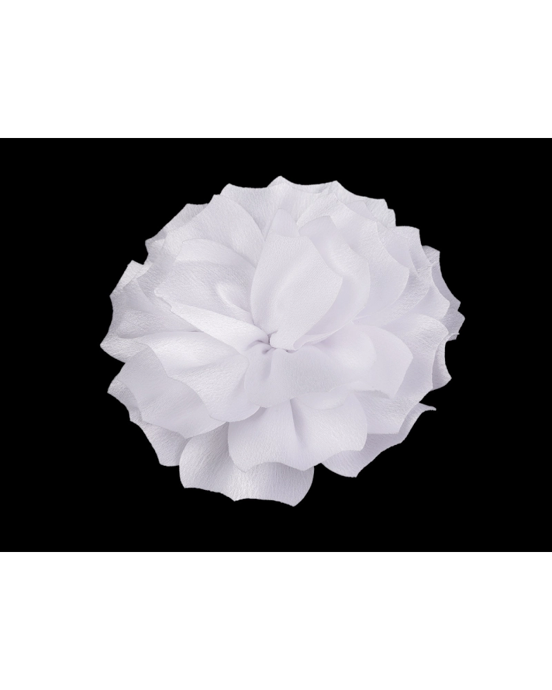 Brosa / podoaba capilara floare din satin Ø11 cm - 1 buc. | Mimib
