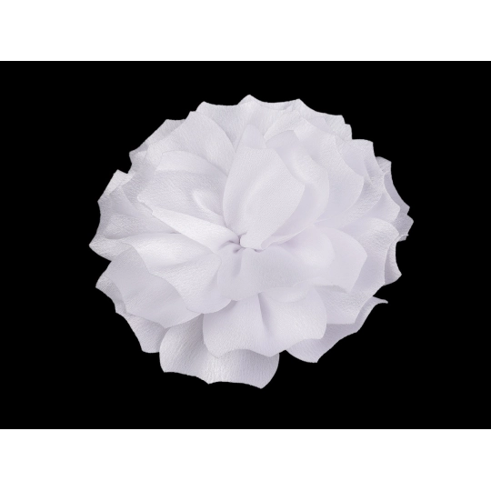 Brosa / podoaba capilara floare din satin Ø11 cm - 1 buc. | Mimib