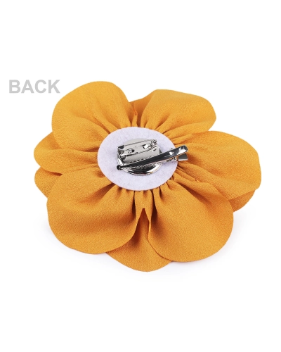 Brosa / podoaba capilara floare din satin Ø14,5 cm - 1 buc. | Mimib