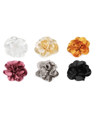 Brosa / podoaba capilara floare din satin Ø14,5 cm - 1 buc. | Mimib