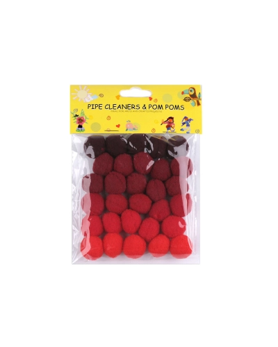 Pompoane mix culori Ø20 mm - 1 pungă | Mimib