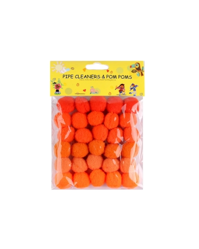Pompoane mix culori Ø20 mm - 1 pungă | Mimib