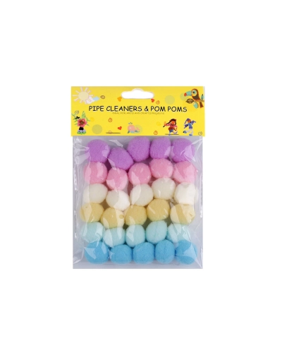Pompoane mix culori Ø20 mm - 1 pungă | Mimib