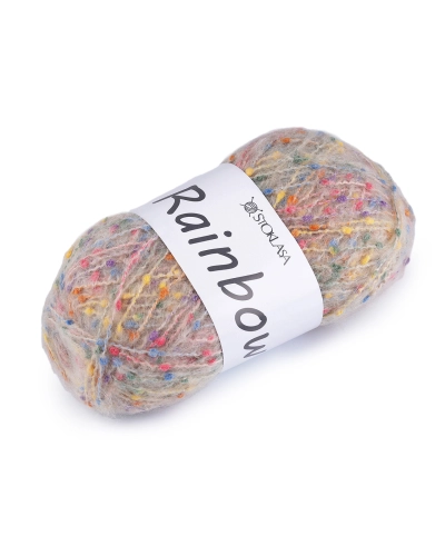 Fire de tricotat Mohair Rainbow 100 g - 1 buc. | Mimib