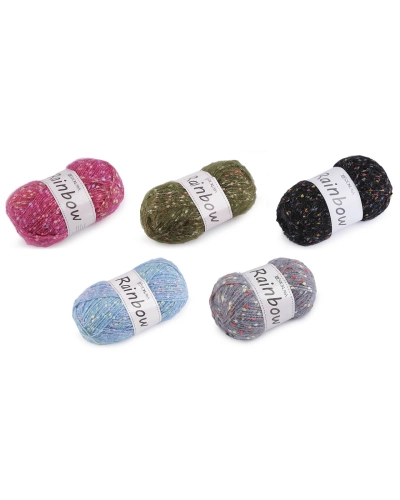 Fire de tricotat Mohair Rainbow 100 g - 1 buc. | Mimib