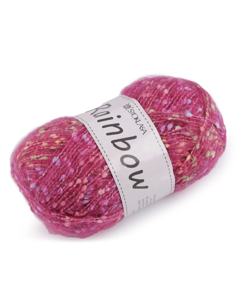 Fire de tricotat Mohair Rainbow 100 g - 1 buc. | Mimib